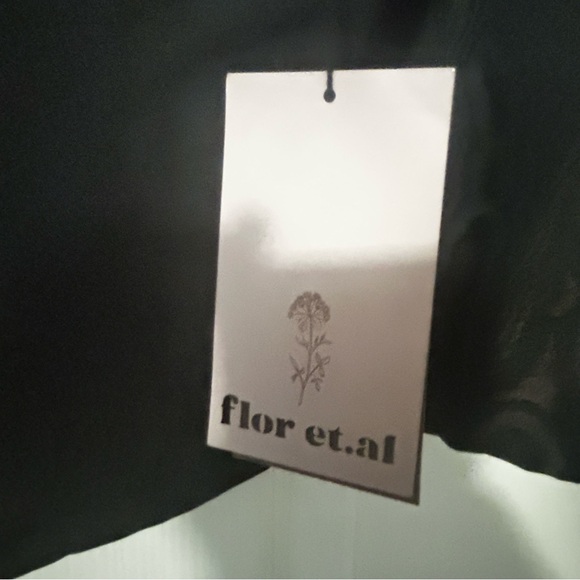 FLOR ET.AL
JACKSON RUFFLED ONE SHOULDER MOIRE CROP TOP - Picture 7 of 8